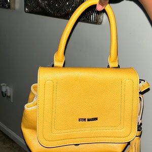 Yellow Steve Madden bag very cute!